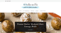 Desktop Screenshot of hellotofit.com